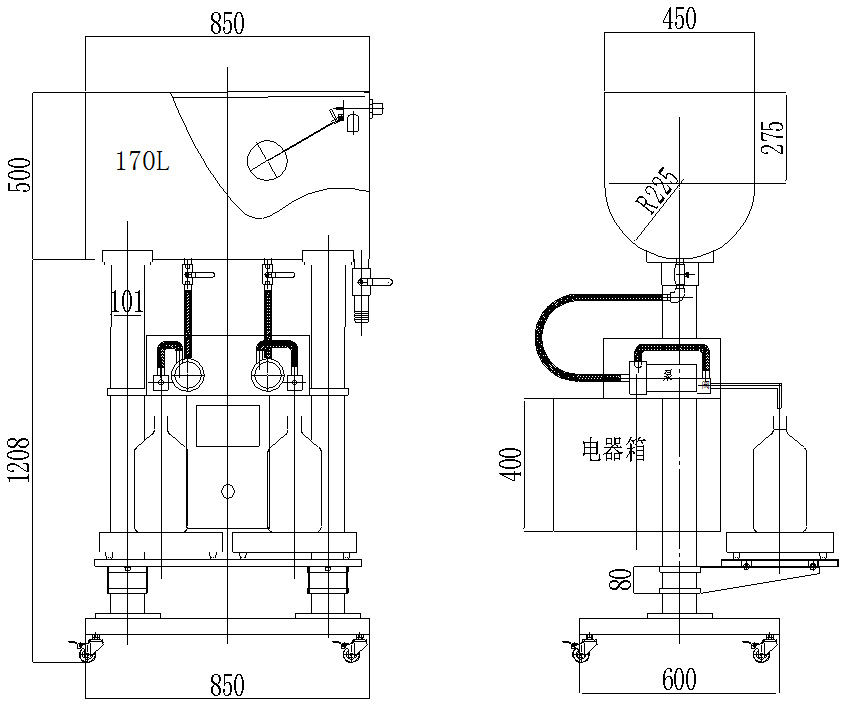 Máy làm đầy cân chất lỏng APG-02B