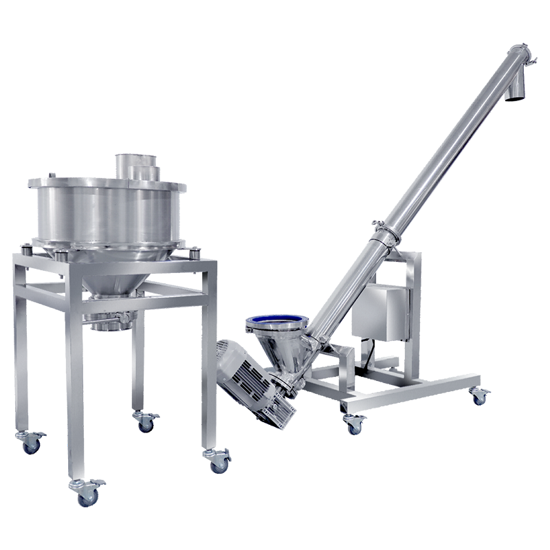 Movable Hopper Screw Feeding Machine
